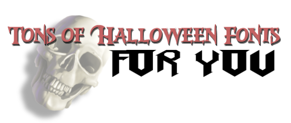TONS of FREE FONTS FOR HALLOWEEN - Cloudeight Site Pick