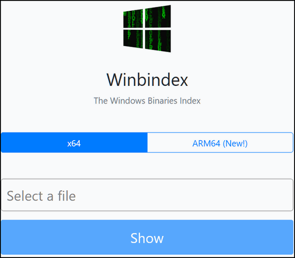 Winbinindex...a Cloudeight Site Pick