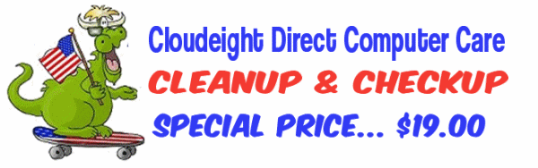 Cloudeight Direct Computer Care Checkup