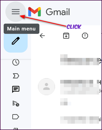 Gmail menu - Cloudeight InfoAve