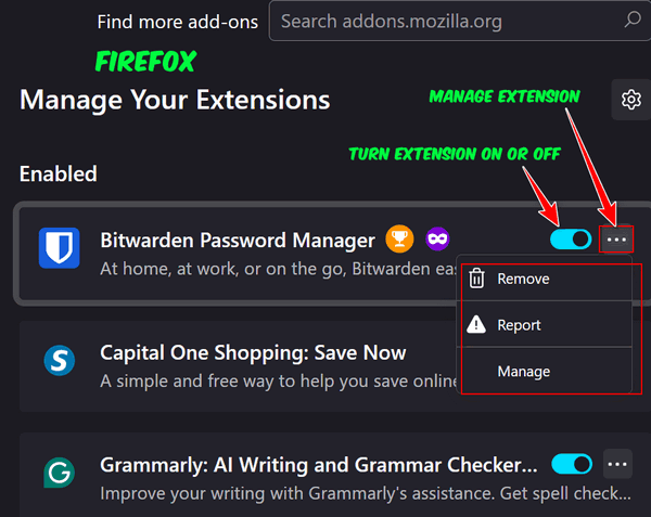 Cloudeight Firefox Tips