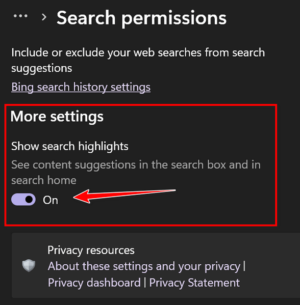 How to turn Windows Search Highlights in Windows 11 On or Off - Cloudeight InfoAve