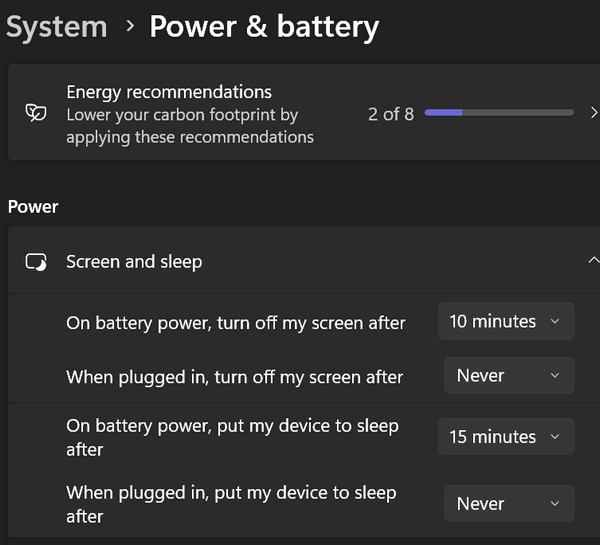 Windows 11 Power Setting - Cloudeight InfoAve