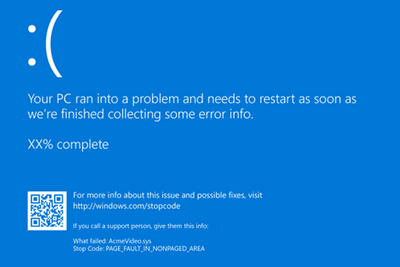 The infamous BSOD - Cloudeight InfoAve