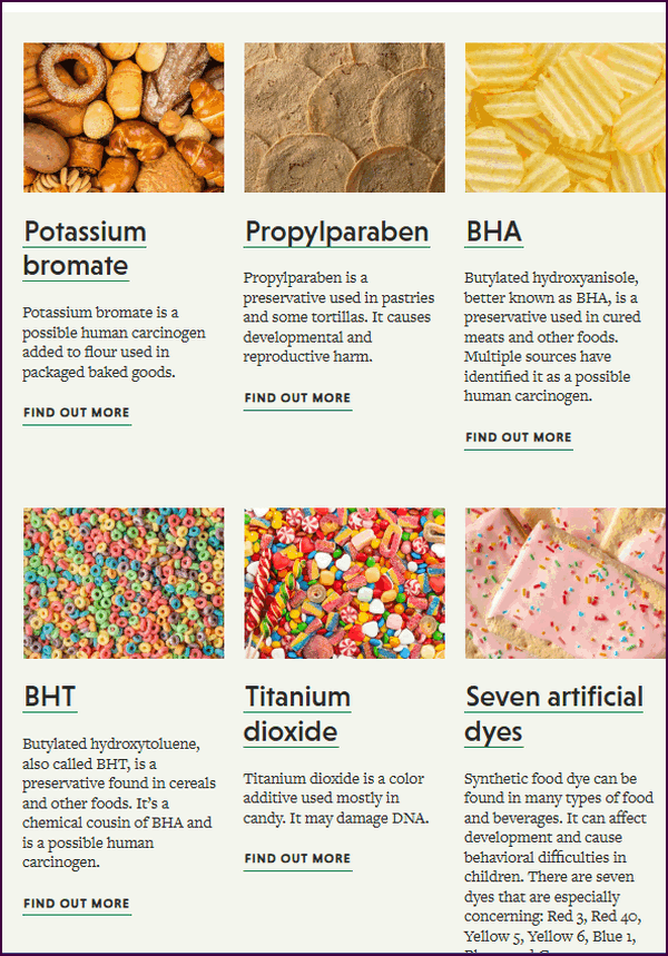 What are those chemicals in your food - Cloudeight Site Pick