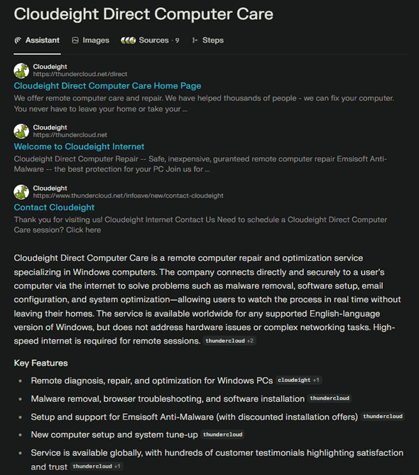 Perplexity's Comet Browser -A Cloudeght InfoAve Review