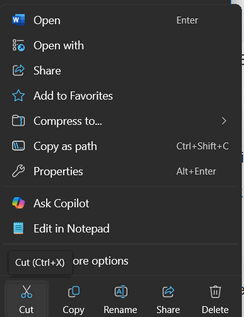 Windows 11 truncated context menu - Cloudeight InfoAve