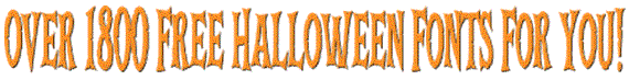 OVER 1800 FREE FONTS FOR HALLOWEEN - Cloudeight Site Pick