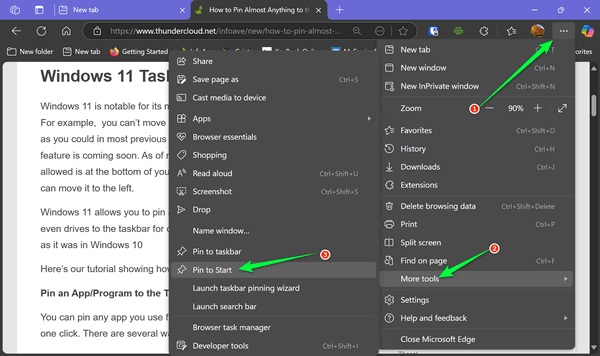 Cloudeight Tutorial - How to pin almost anything to the Windows 11 taskbar.