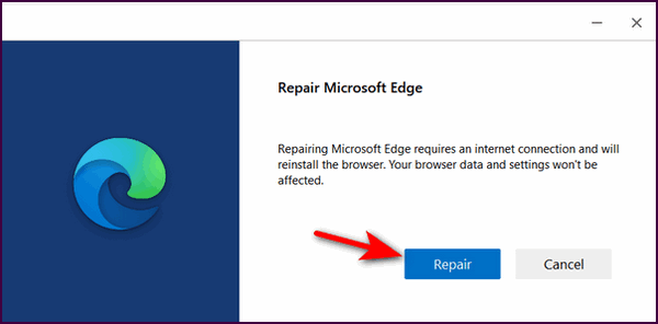 Repair Microsoft Edge - Cloudeight InfoAve