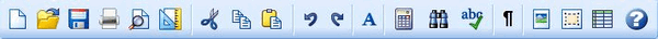 AbleWord's toolbar - Cloudeight InfoAve