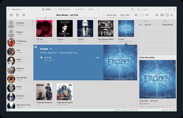 MusicBee - the ultimate free music organizer and player. A Cloudeight Freeware Pick.