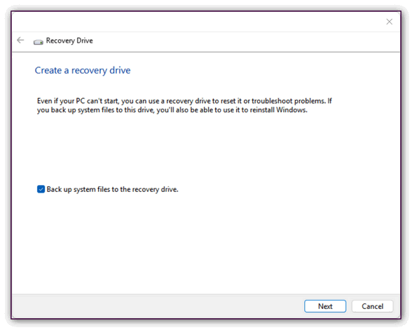Create a magic Windows 11 rescue drive... Cloudeight InfoAve