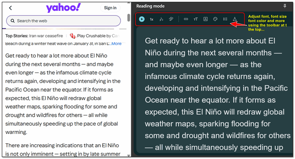 Chrome's new Reading Mode - Cloudeight InfoAve