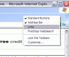 Internet explorer linksbar что это