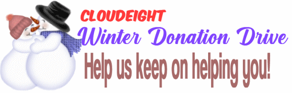 Help us to keep on helping you Cloudeight 