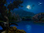Cloudeight Premium 3D Starry Night Lake Scene Screen Saver