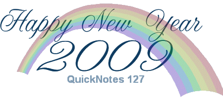 New Year's QuickNotes stationery by Cloudeight Stationery