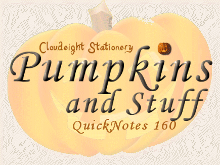 Cloudeight Stationery- Happy Halloween - QuickNotes 160 Pumpkins and Stuff -Halloween 19