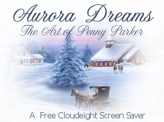Aurora Dreams Screen Saver - The art of Penny Parker