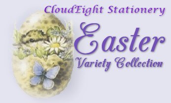 Free email stationery by CloudEight...Easter Stationery, CloudEight's Variety Collection
