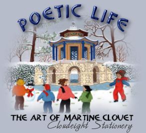 Cloudeight Stationery, Poetic Life, The Art of Martine Clouet