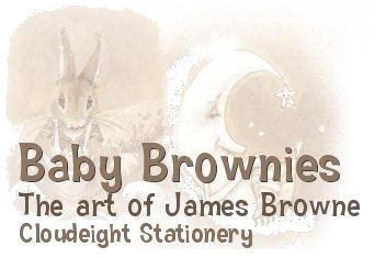 Baby Brownies - The art of James Browne - Cloudeight Stationery