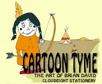 Cartoon Tyme - The Art of Brian David - Cloudeight Stationery
