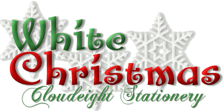 Christmas stationery by Cloudeight Stationery