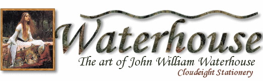 Waterhouse-The art of John William Waterhouse-Cloudeight Stationery fine art series