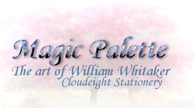 Cloudeight Stationery- Magic Pallette - the art of William Whitaker
