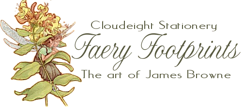 Faery Footprints - The art of James Browne - Cloudeight Stationery