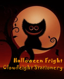 Halloween Fright Stationery Collection by Cloudeight Stationery