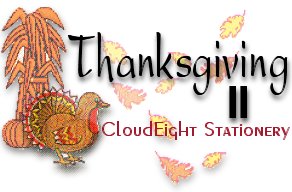 Thanksgiving Email Stationery, Free stationary