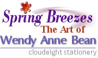 Free Email Stationery, Spring Breezes: The Art of Wendy Ann Bean by CloudEight Stationery