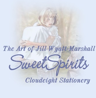 Cloudeight Stationery, Sweet Spirits, the art of Jill Wyatt
